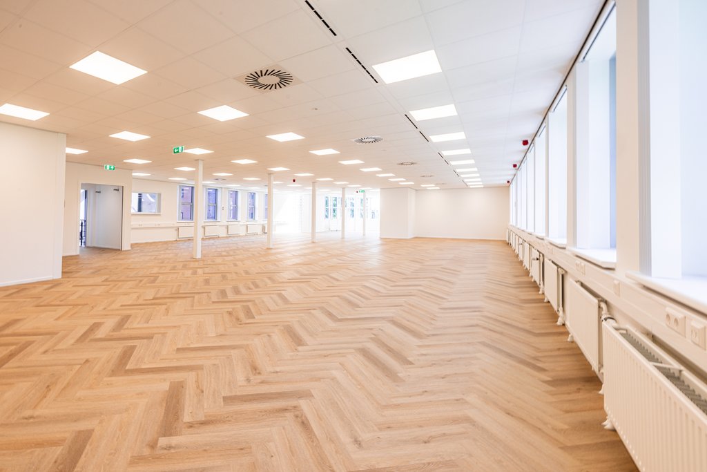 Finished office floor at Luna, Amersfoort