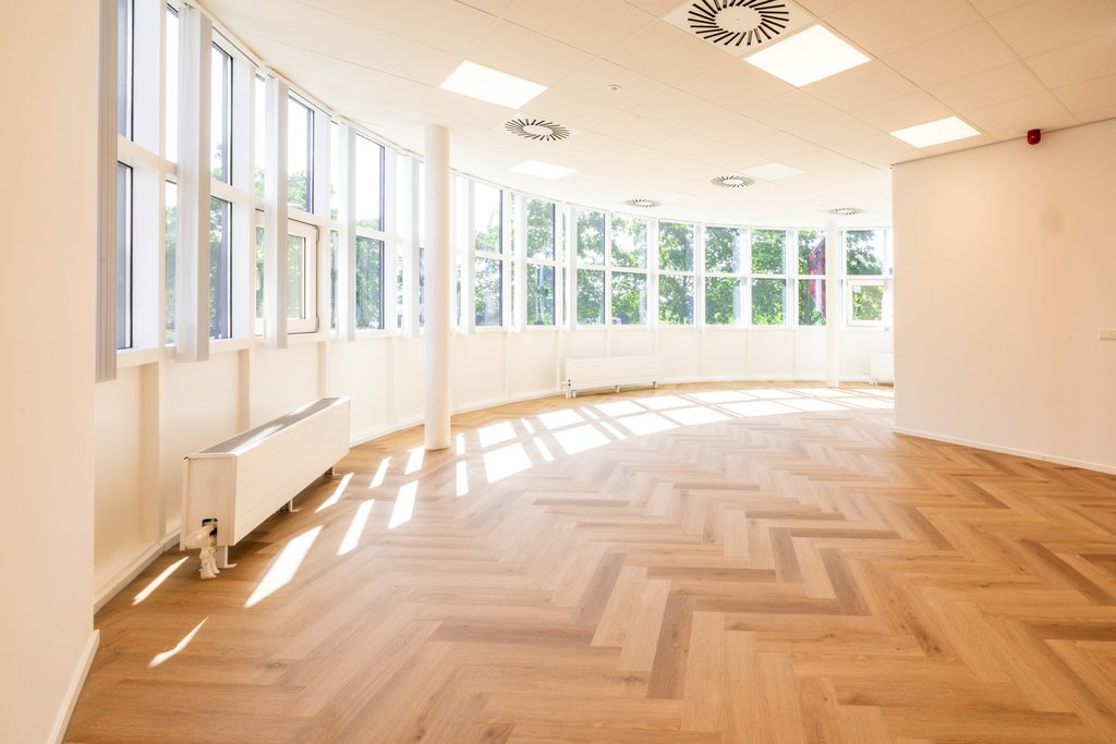 Interior view of the renovated space at Luna, Amersfoort